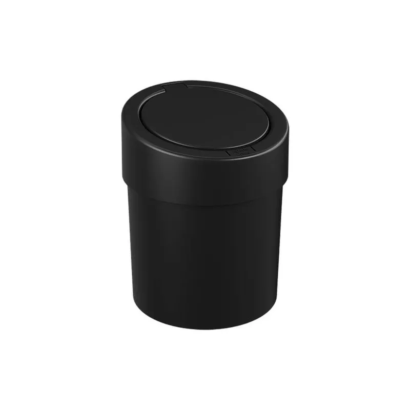 COZA - Basurero con Tapa a Presión 5 L Negro 