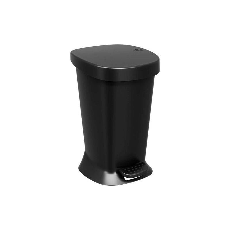 COZA - Basurero con Pedal New Square 5 L Negro 