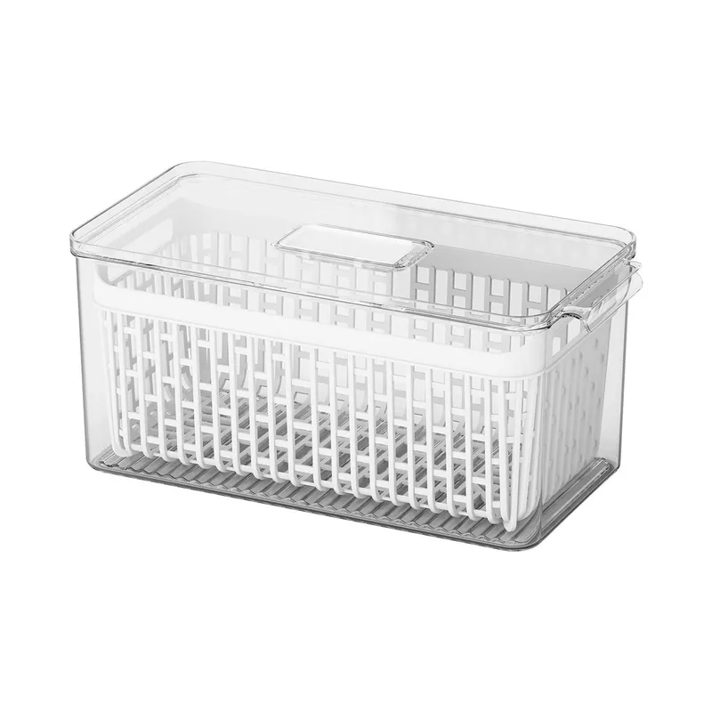 COZA - Organizador de Refrigerador con Cesta 6 L Dry Cristal 