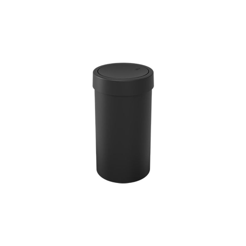 COZA - Basurero con Tapa Basculante 9 L Negro 