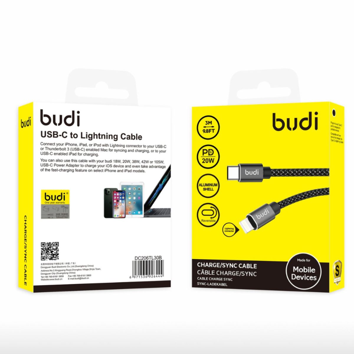 GENERICO - Cable Para iPhone Usb-c Lightning Reforzado 3m Carga Rápida