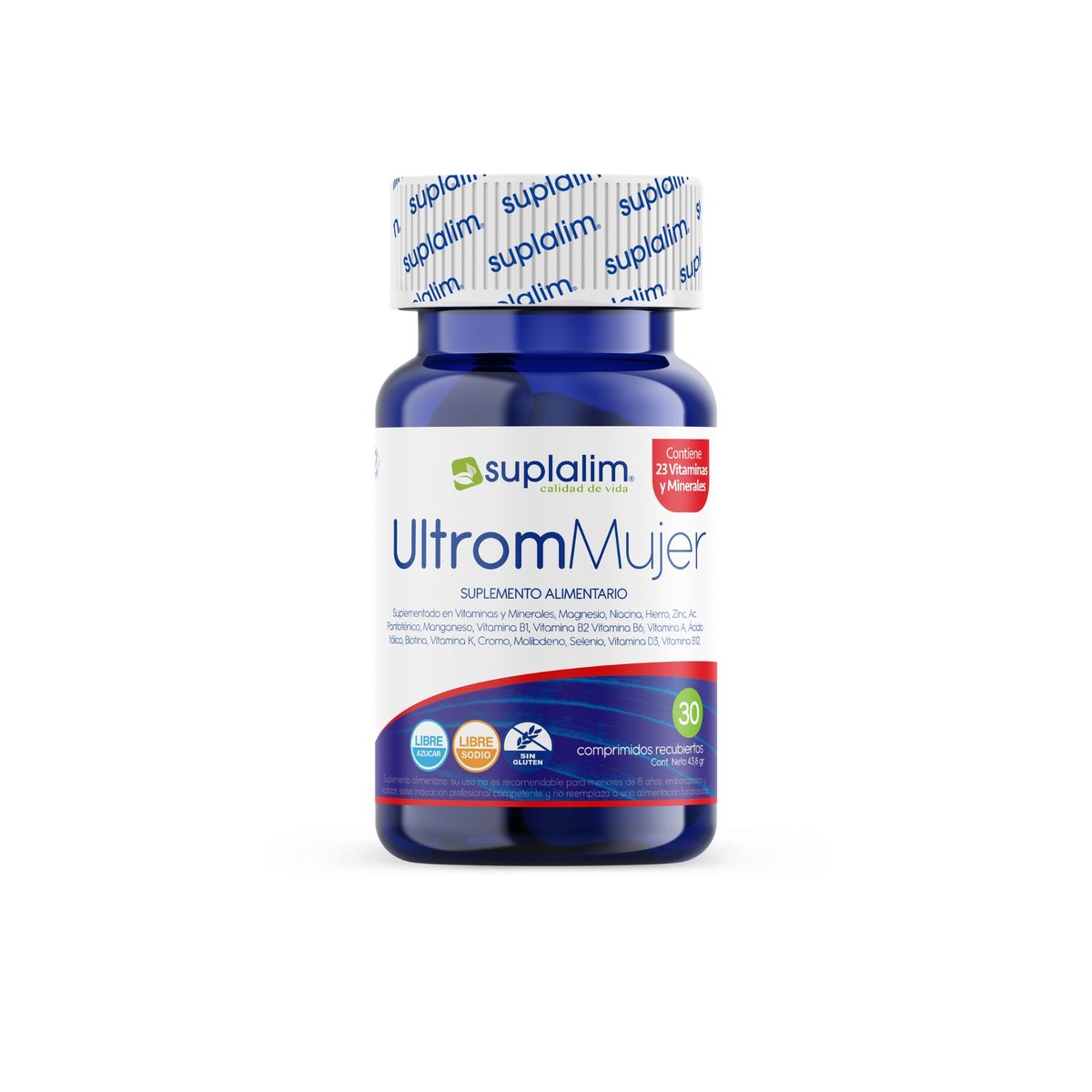 SUPLALIM - Ultrom Mujer x 30 Cápsulas – Multivitamínico