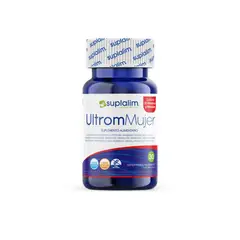 SUPLALIM - Ultrom Mujer x 30 Cápsulas – Multivitamínico con 23 Vitaminas y Minerales