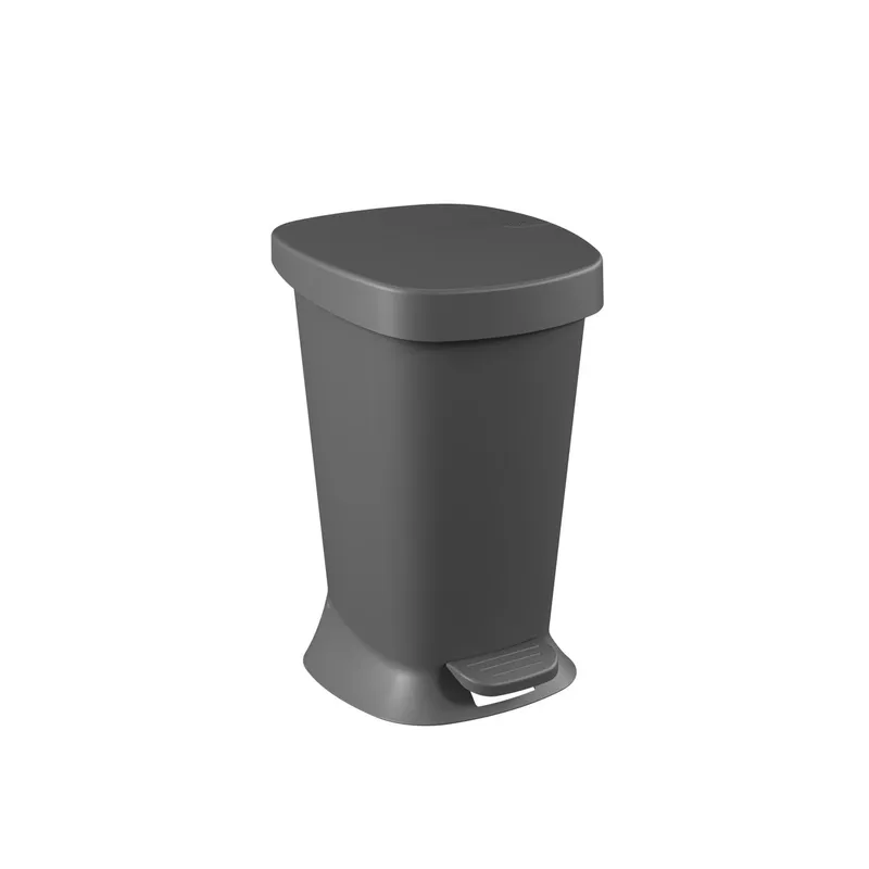 COZA - Basurero con Pedal New Square 5 L Gris Grafito 