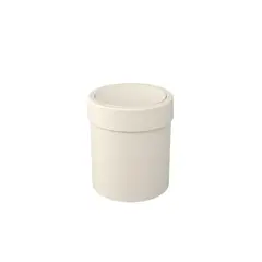 COZA - Basurero con Tapa Basculante 5 L Gris Claro