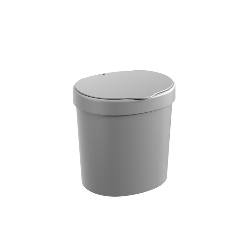 COZA - Basurero con Tapa Basic 2,5 L Gris Frío 
