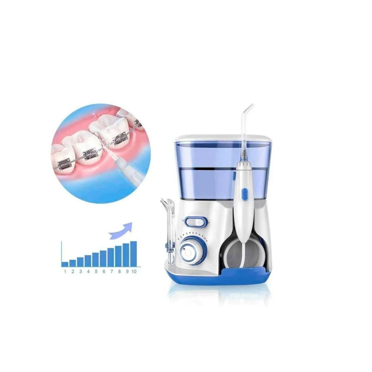 GENERICO - Irrigador Bucal Waterpulse Irrigador Dental Limpiador Bucal SKU CN
