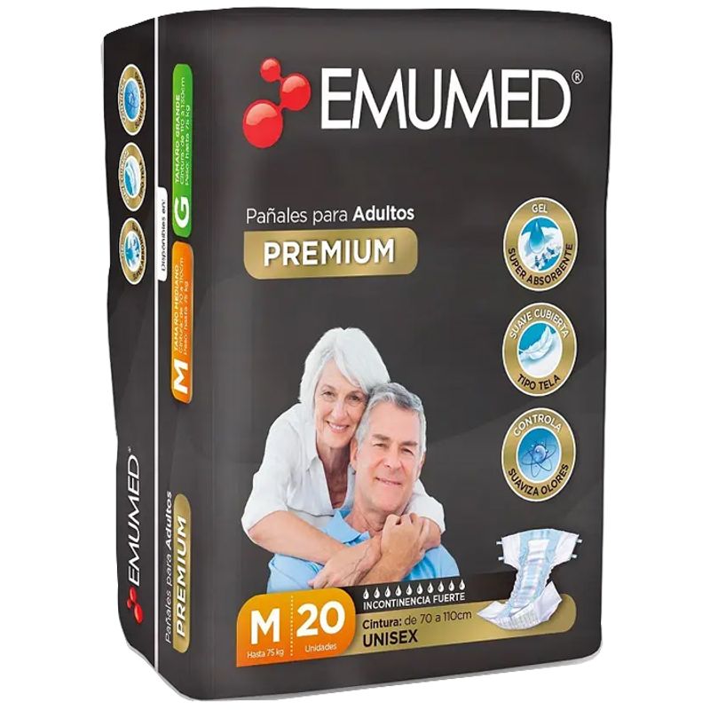 EMUMED - Pañal Emumed Premium M 20