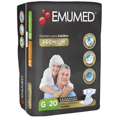 EMUMED - Pañal Premium G 20