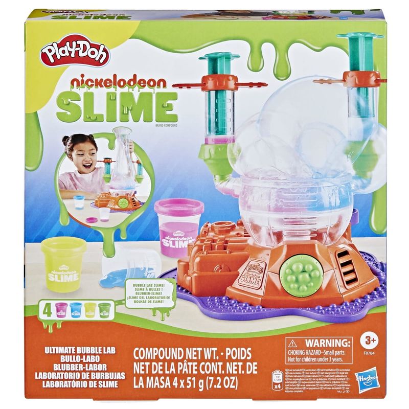 HASBRO - Play Doh Nickelodeon Slime Laboratorio De Burbujas Ultimate