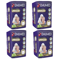 EMUMED - Pañal Pants G 18 (X4)