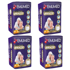 EMUMED - Pañal Pants M 18 (X4)