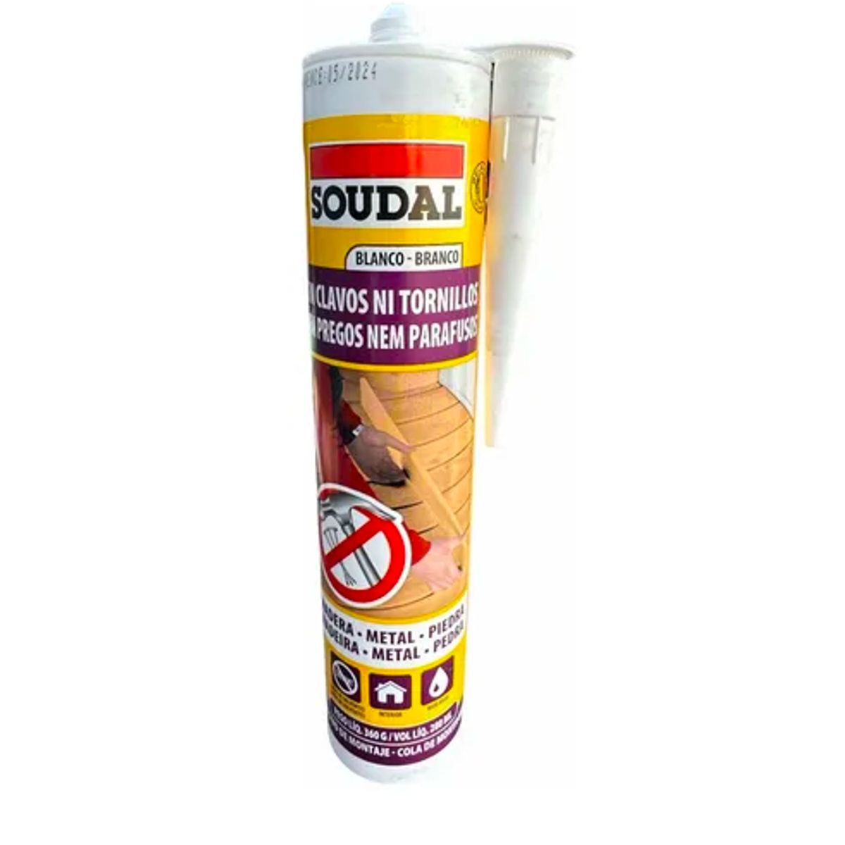 SOUDAL - Adhesivo de Montaje Soudal 360cc Sin Clavos