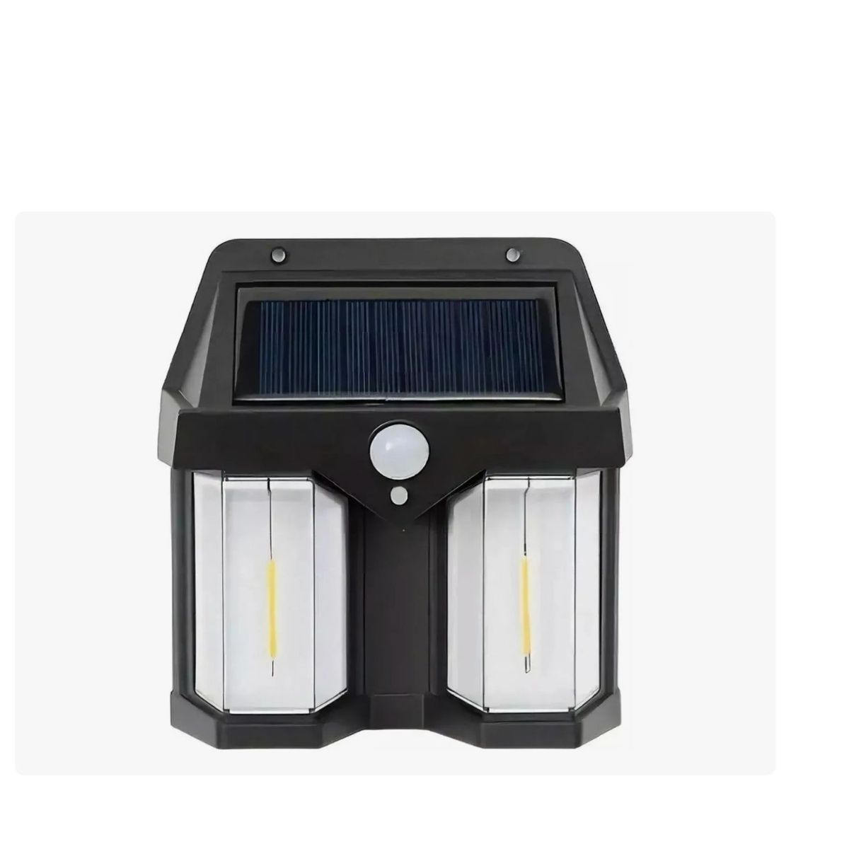 GENERICO - PACK de  4 Lámparas Doble Pared Solar Foco Sensor Movimiento SKU CN