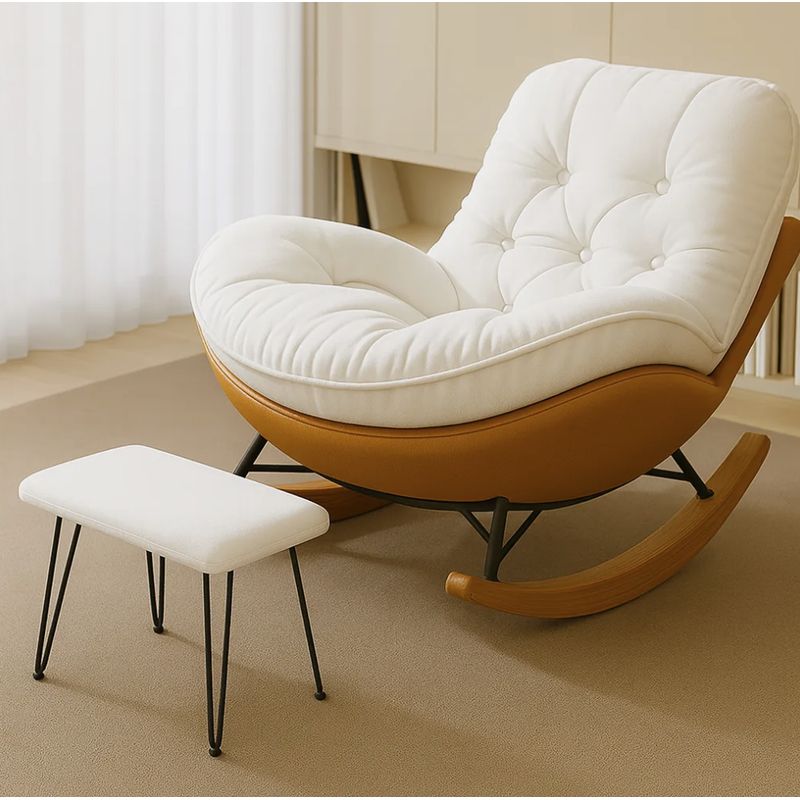 HOMER DESIGN - Sillon Mecedor Silla Mecedora Sitial Talla L Con Raposa Pie