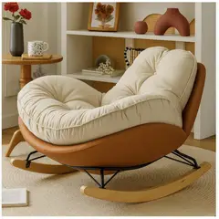 HOMER DESIGN - Sillon Mecedor Silla Mecedora Sitial Talla L Con Raposa Pie