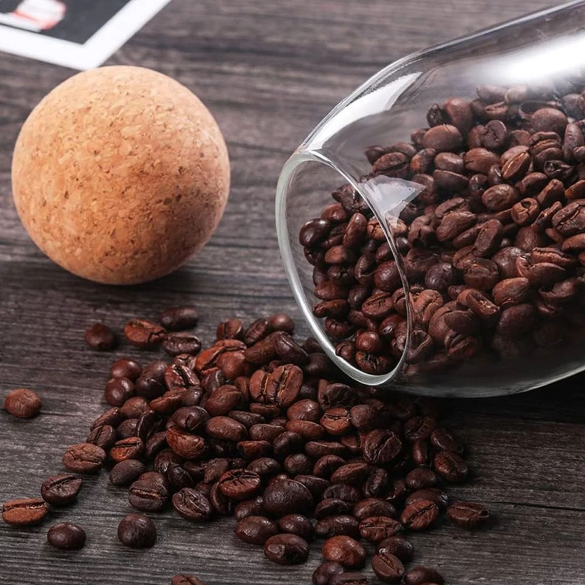 GENERICO - Set 3 Botellas Frascos Contenedor 880mL Vidrio 15cm Tapa Corcho