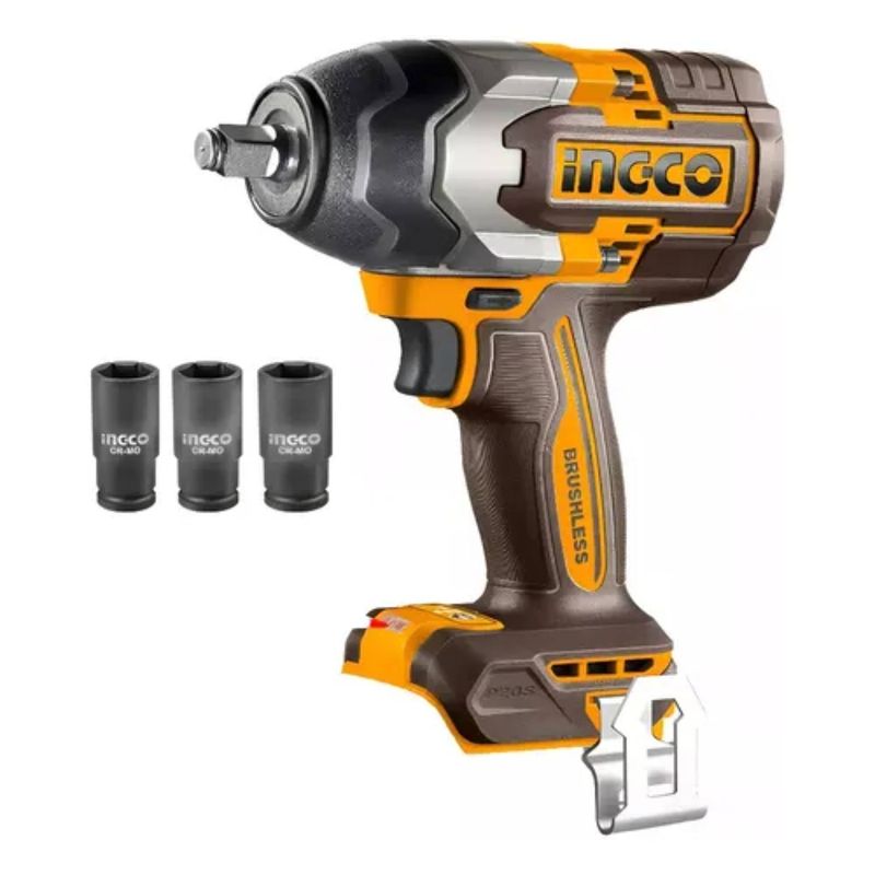 INGCO - Llave De Impacto 850nm Ingco Ciwli20851 Sbateria Cargado