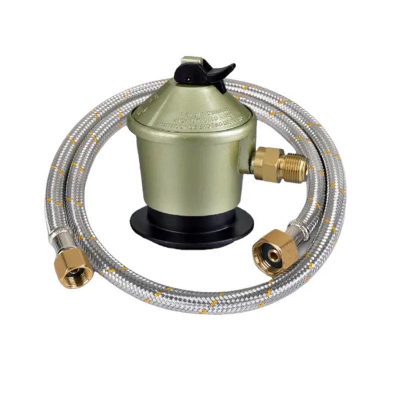 GENERICO - Kit Regulador Gas Cocina + Flexible Certificado SEC