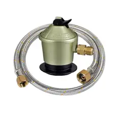 GENERICO - Kit Regulador Gas Cocina + Flexible Certificado SEC