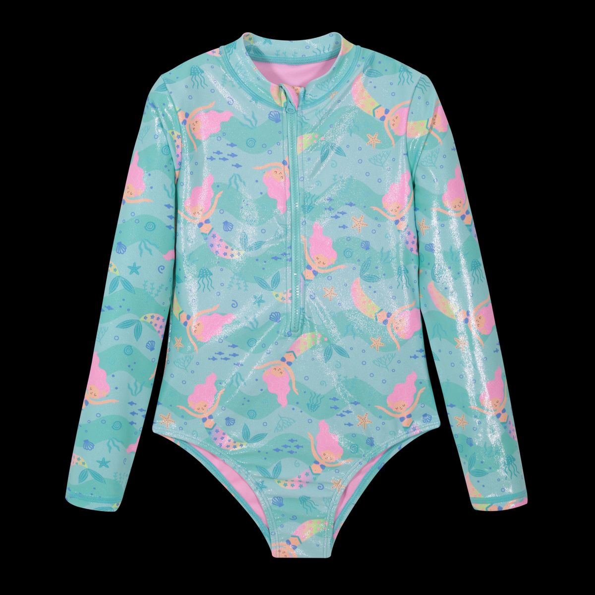 H2O WEAR - Traje de Baño Niña Manga Larga UV50 H2O Wear Turquesa - Verde