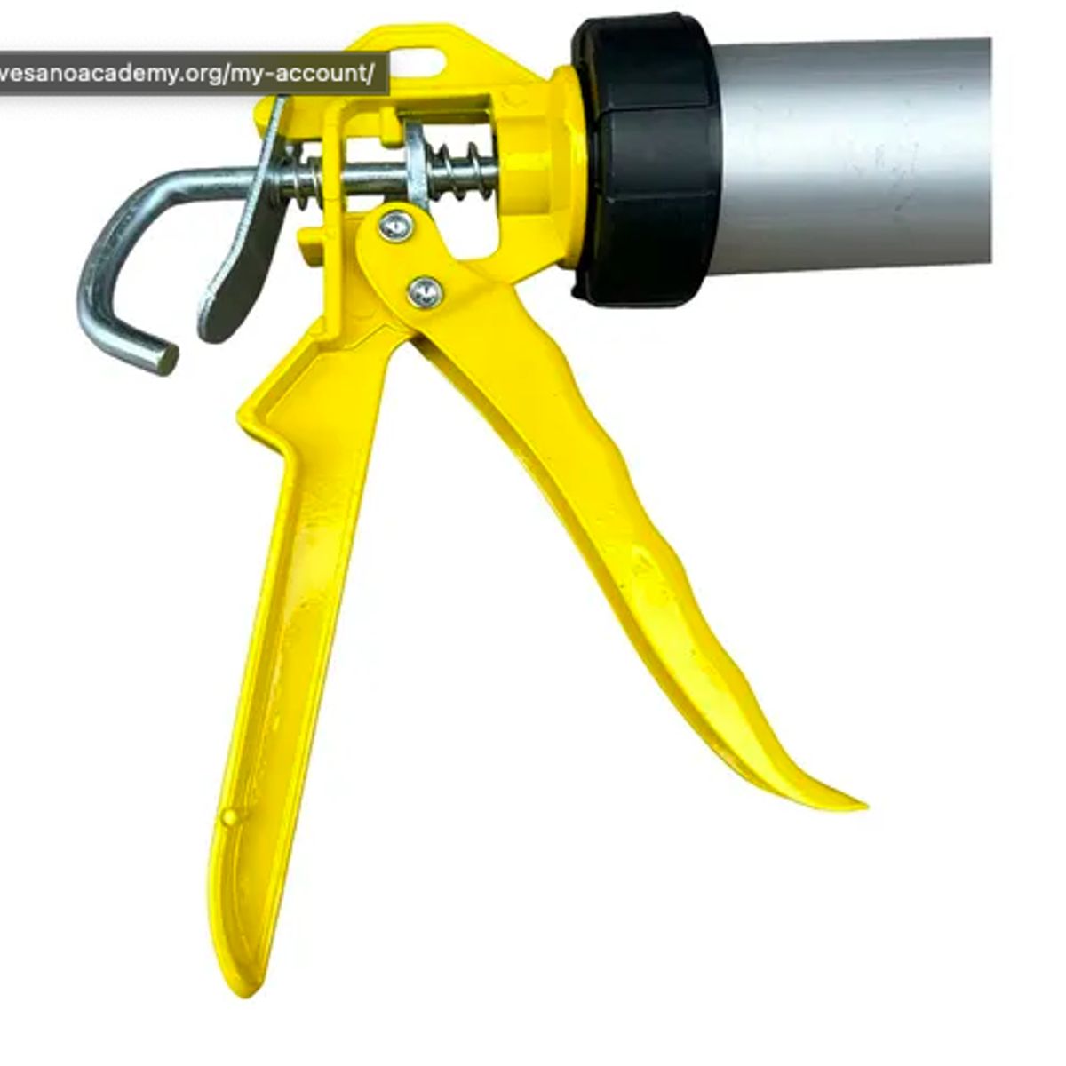 F3C - Pistola Calafatera Siliconas Tipo Salchicha Pate 600ml Xl