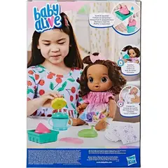 HASBRO - Baby Alive Bebidas de frutas Limón Cabello castaño