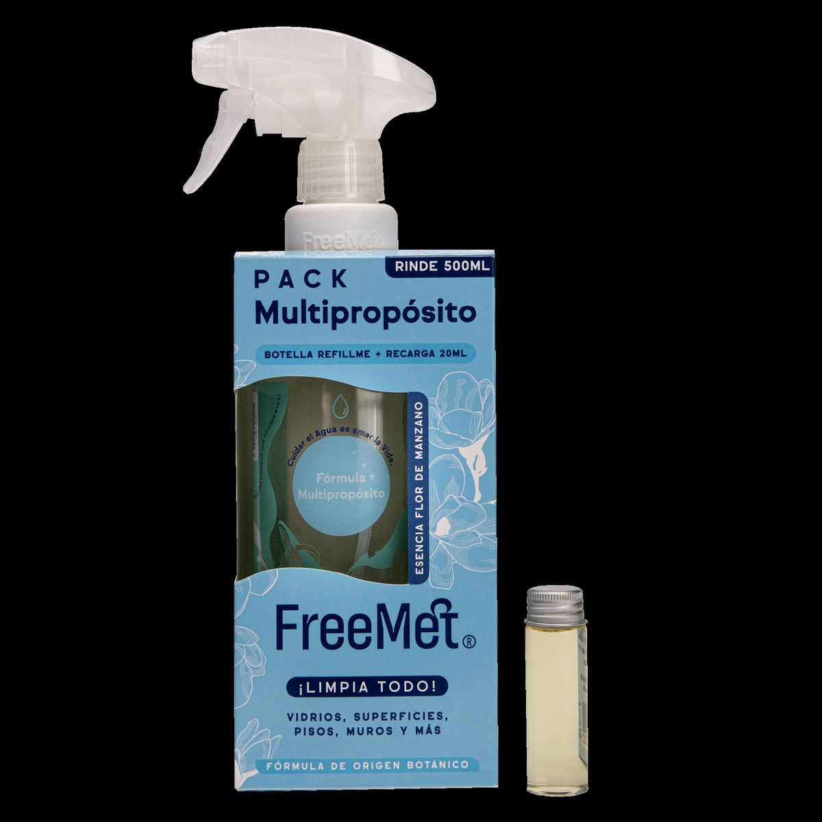 FREEMET - Limpiador multipropósito Freemet Ecológico + Refillme