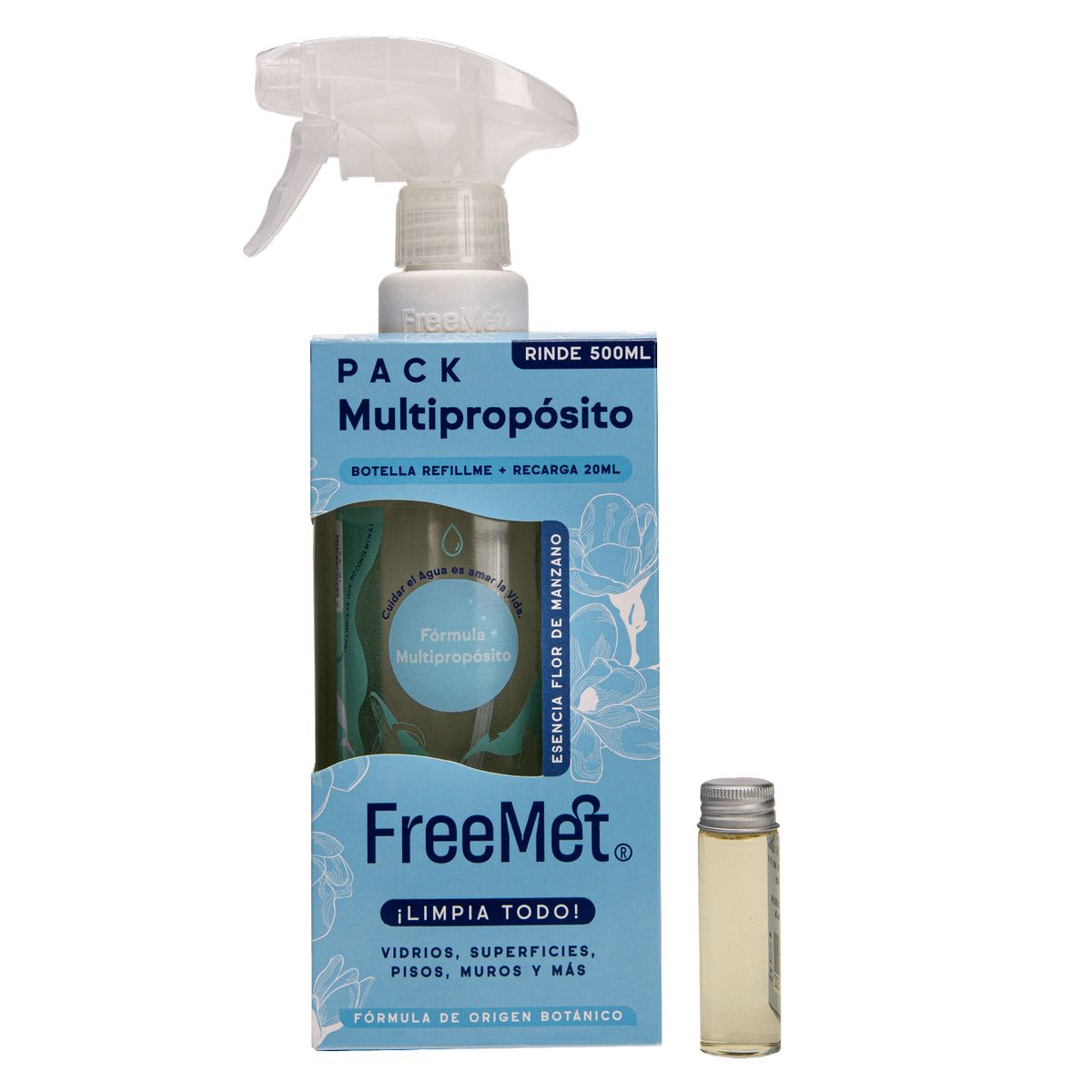 FREEMET - Limpiador multipropósito Freemet Ecológico + Refillme