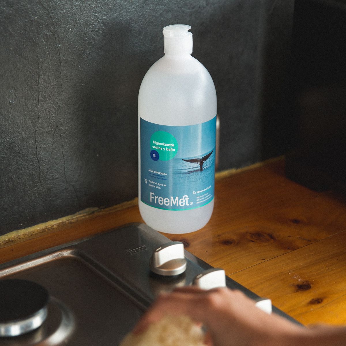 FREEMET - Higienizante Cocina y Baño 1L Freemet Ecológico