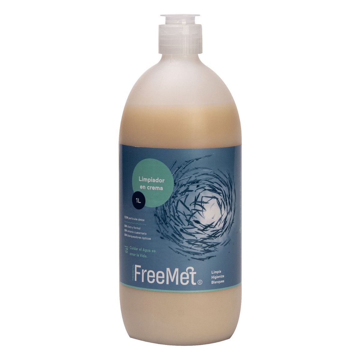 FREEMET - Limpiador en crema  (todo tipo de superficies) 1L Freemet Ecológico