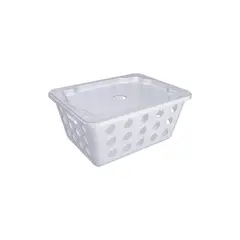 COZA - Cesta Organizadora con Tapa One Pequeña 1,5 L Natural
