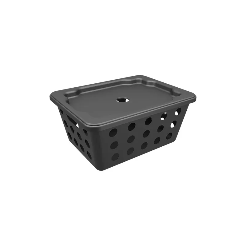 COZA - Cesta Organizadora con Tapa One Pequeña 1,5 L Negro 