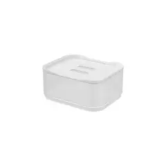 COZA - Caja Organizadora con Tapa Fit Pequeña 1,75L Natural