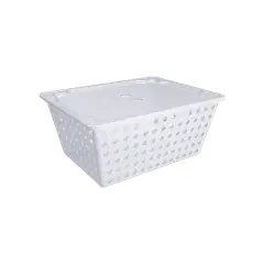 COZA - Cesta Organizadora con Tapa One Maxi 13,5 L Natural