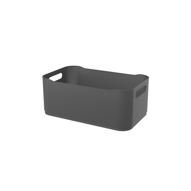 COZA - Caja Organizadora Fit Grande 5,6 L Gris Grafito 