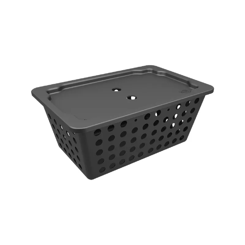 COZA - Cesta Organizadora con Tapa One Grande 4,7 L Negro 