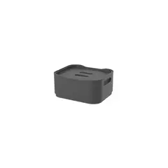 COZA - Caja Organizadora con Tapa Fit Pequeña 1,75L Gris