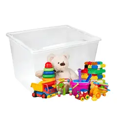 REYPLAST - Caja Organizadora Apilable Modubox 30 L Con Tapa