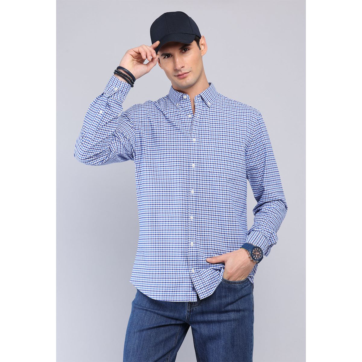 ARROW - Camisa Diseño Cuadros Spandex Arrow ARROW