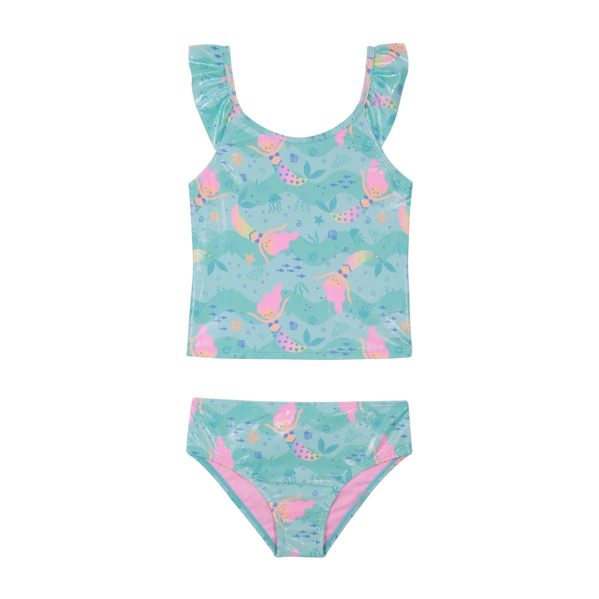 H2O WEAR - Traje de Baño Niña Tankini UV50 H2O Wear Turquesa - Verde