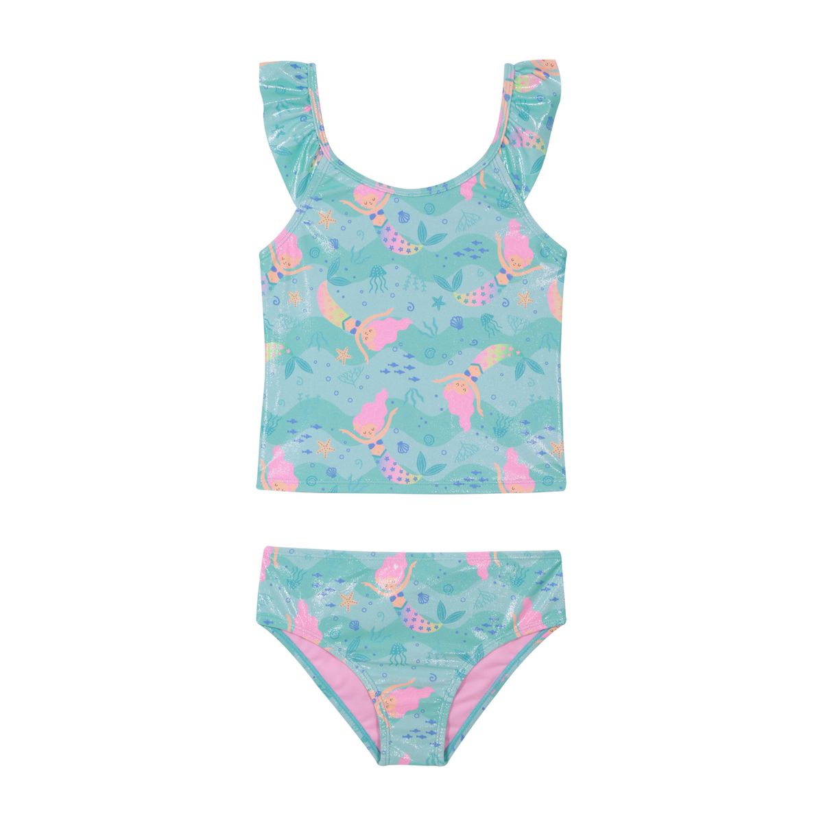 H2O WEAR - Traje de Baño Niña Tankini UV50 H2O Wear Turquesa - Verde