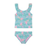 Traje de Baño Niña Tankini UV50 Turquesa - Verde