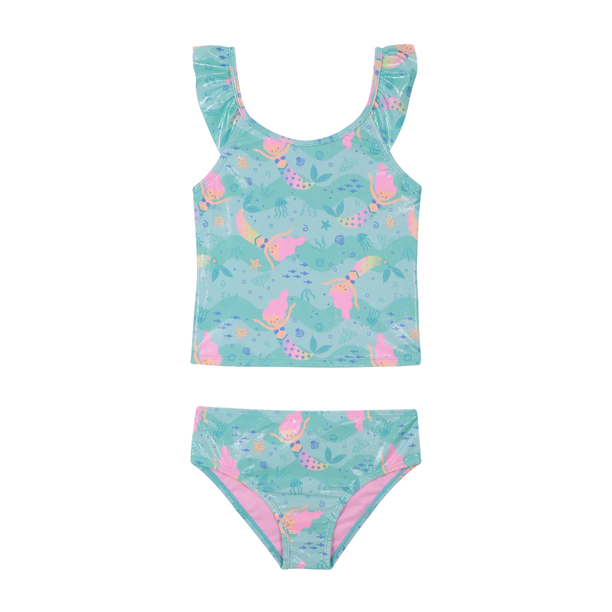 H2O WEAR - Traje de Baño Niña Tankini UV50 H2O Wear Turquesa - Verde