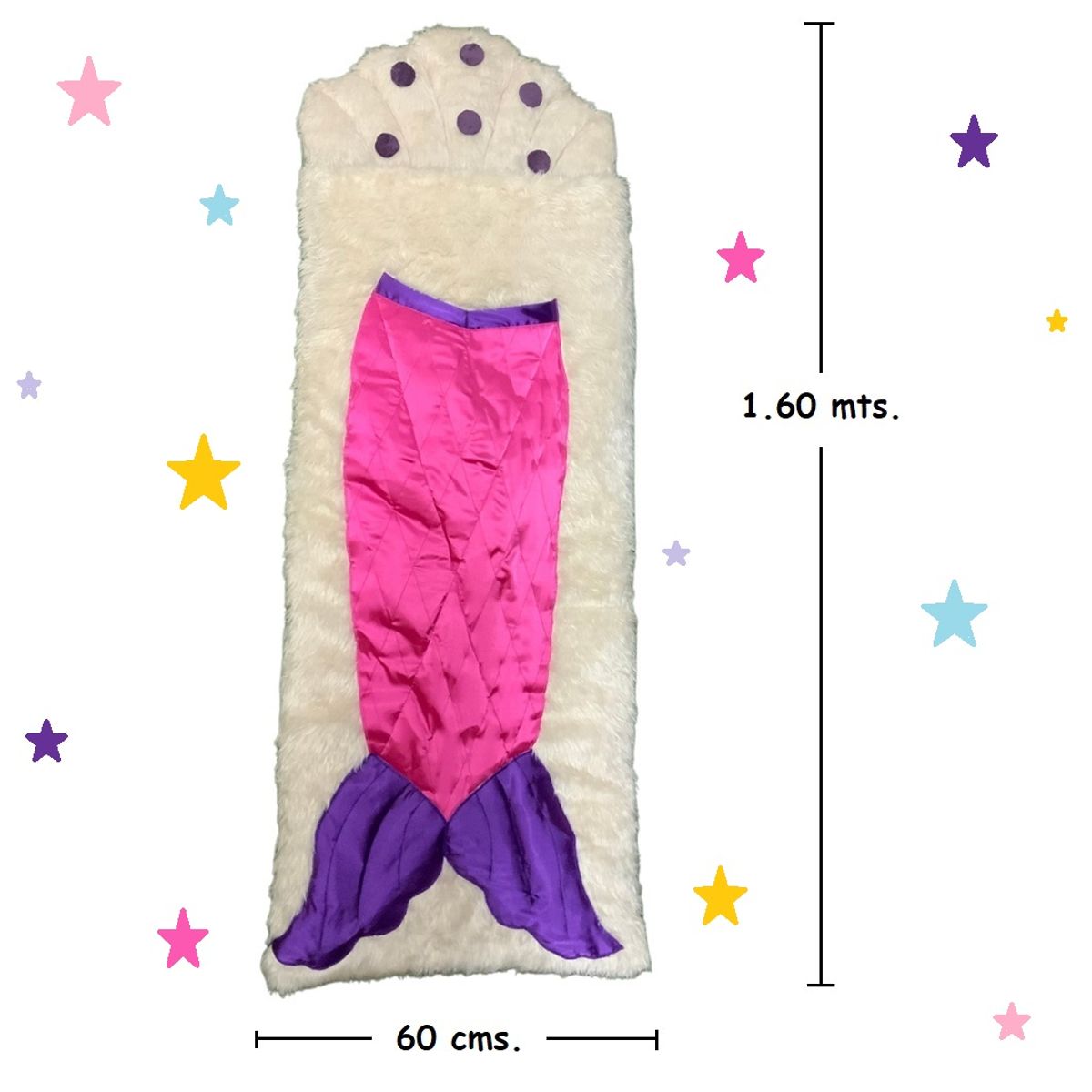 GENERICO - Saquito de Dormir Sirena Juguetópolis