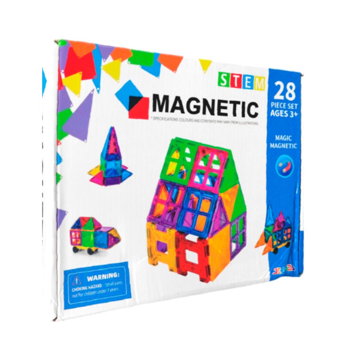 GENERICO - Juego magnetico para armar 28pcs