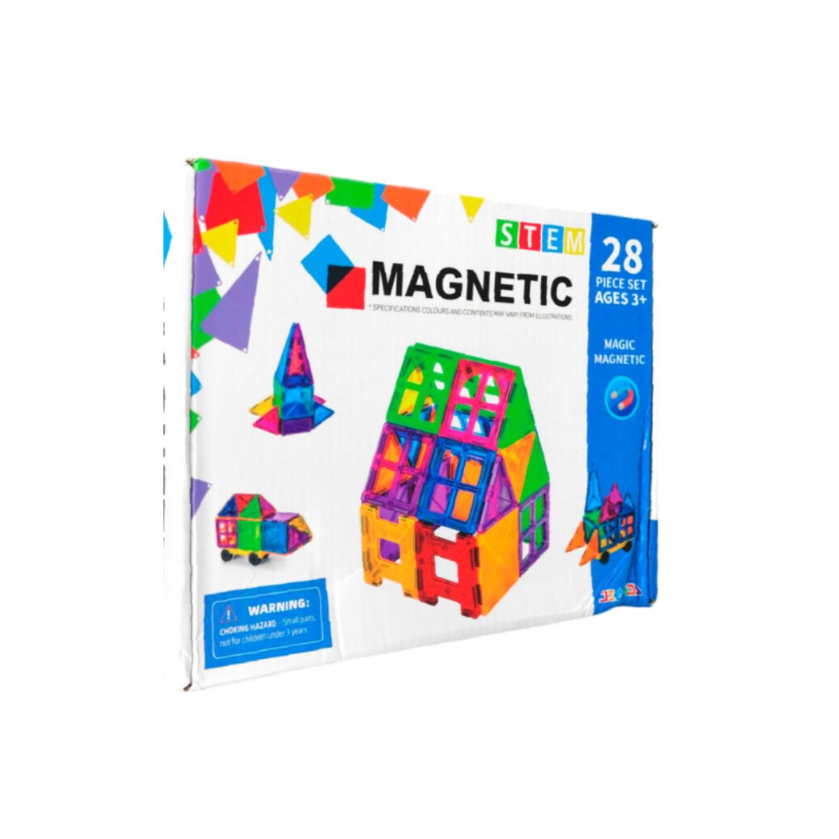 GENERICO - Juego magnetico para armar 28pcs