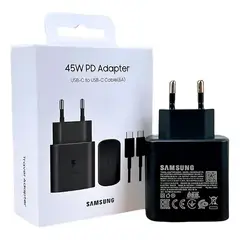 GENERICO - Cargador Rápido 45W para Samsung con Cable Tipo C