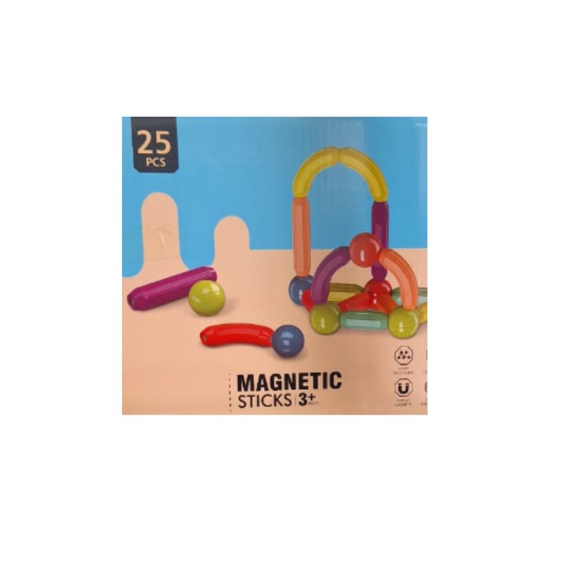 GENERICO - Bloques magnético 25 piezas