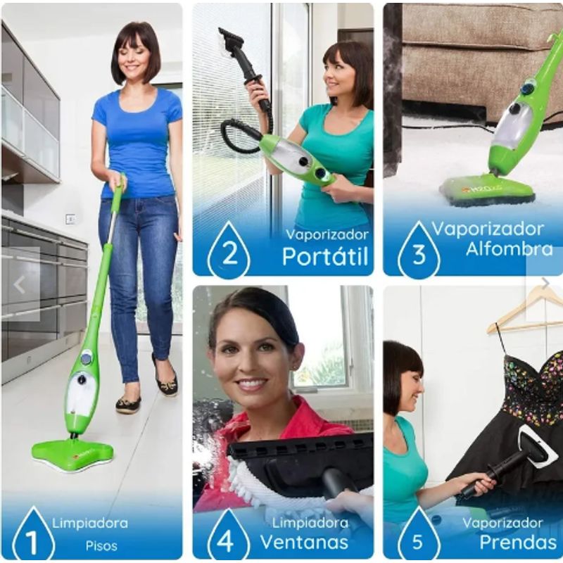 MOVI - Mopa a Vapor Multifuncional 12 en 1 – Limpieza Profunda